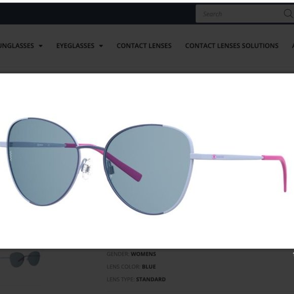 BNWT Missoni Lilac Sunglasses with matching Missoni strap - Picture 3 of 4